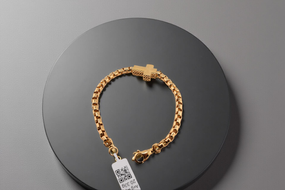 18K Yellow Gold Chain Bracelet – High Polished Fine Jewelry