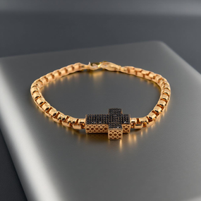 18K Yellow Gold Chain Bracelet – High Polished Fine Jewelry