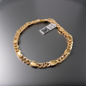 18K Yellow Gold Chain Bracelet – High Polished Fine Jewelry