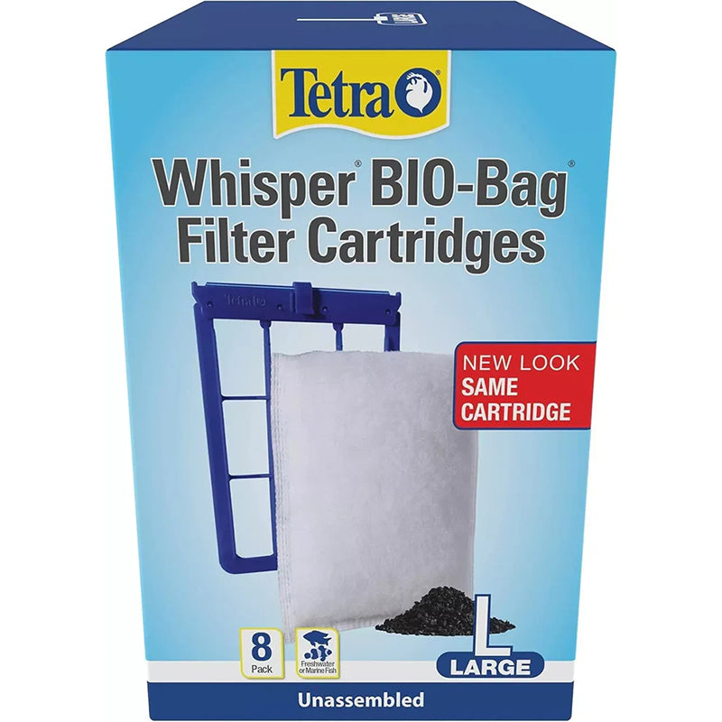 Tetra Whisper® BIO-Bag® Disposable Filter Cartridges – Large Size, Unassembled, 8-Pack
