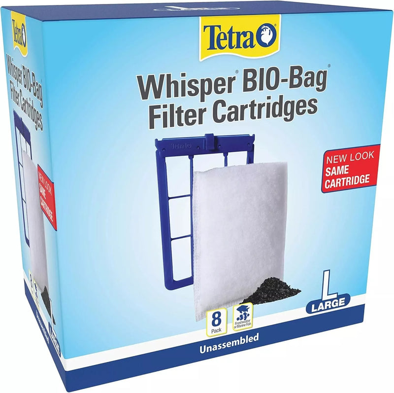 Tetra Whisper® BIO-Bag® Disposable Filter Cartridges – Large Size, Unassembled, 8-Pack